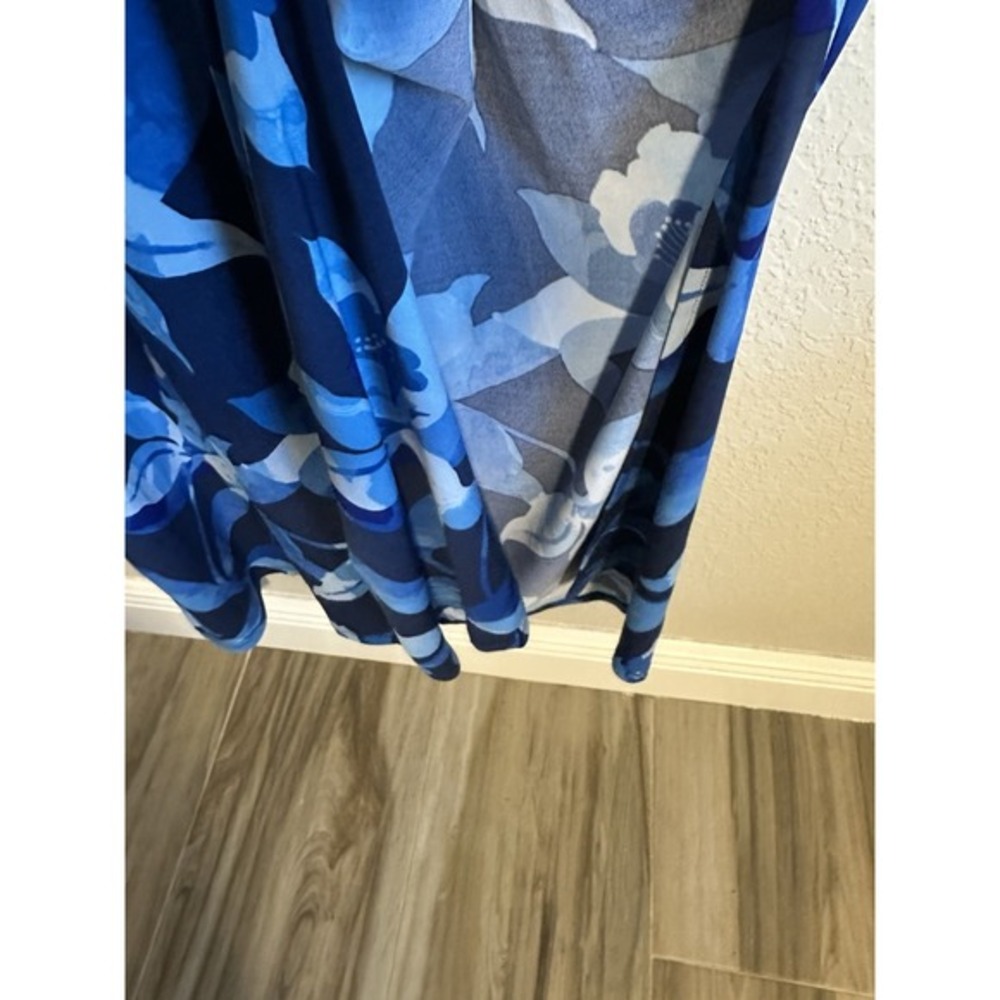 NWT Tommy Bahama Dress Sandy Seasides Bright Floral Sleeveless Large Maxi Beach - Picture 12 of 12